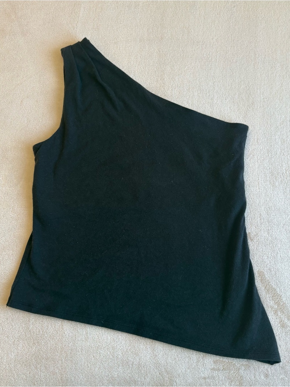 Hollister One-Shoulder Black Asymmetric Top